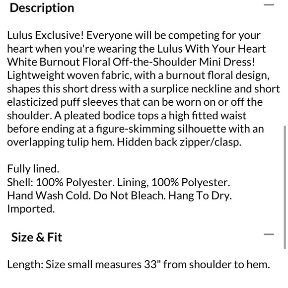 •lulu’s• with your heart dress - Picture 8 of 9